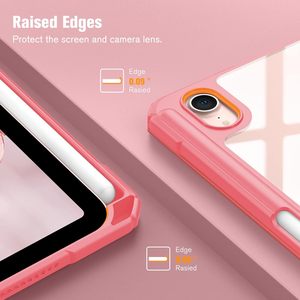 Funda protectora para tableta con ranura para bolígrafo a prueba de golpes para <span class=keywords><strong>Ipad</strong></span> 10 <span class=keywords><strong>2022</strong></span> 7 8 <span class=keywords><strong>9</strong></span> 10,2 Mini 6, funda acrílica abatible para tableta - Product Image 2