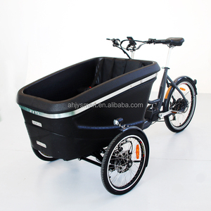 Bicicleta de <span class=keywords><strong>3</strong></span> ruedas de estilo europeo con caja de carga, triciclo de carga frontal a la venta, versión eléctrica y manual, bicicleta de carga - Product Image 6