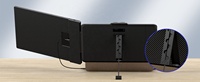 Kompatibel dengan Windows/Mac/Surface/Android/Switch Laptop Workstation untuk Laptop Dual Screen Monitor Extender