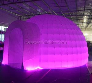 Orient inflatables 5m Đường Kính LED chiếu sáng <span class=keywords><strong>Inflatable</strong></span> <span class=keywords><strong>Dome</strong></span> <span class=keywords><strong>marquee</strong></span> lều không khí Lều tuyết lều cho tổ chức sự kiện - Product Image 6