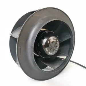 225*99mm AC santrifüj Fan geriye Blower hava temizleyici harici Rotor Motor plastik tekerlek çark soğutma fanı