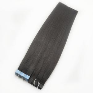 Venta al por mayor de la fábrica de doble dibujado Natural Real Virgen suave cinta humano Remy ruso productos de extensión de cabello <span class=keywords><strong>Cantu</strong></span> - Product Image 5