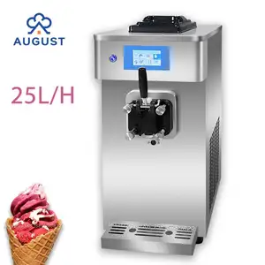 Commercial Desk Top Mini Single Flavor Soft Ice Cream Machine homemade ice cream maker