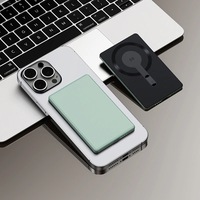 Batterie externe magnétique sans fil ultra-fine 5000mAh 10000mAh, chargeur rapide PD20W, mini batterie externe portable avec aimant puissant