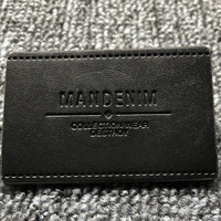 Étiquettes en cuir personnalisées de haute qualité de l'usine Guangzhou Lefeng, logo en relief, étiquettes en cuir véritable, patchs pour jeans