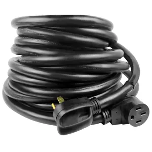 ETL Listed 125V/250V NEMA 14-50P Heavy Duty 50FT Power Cable 50 Amp RV Extension Cord with Grip Handle Suitable for RV, Campers