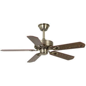 Ventilateur de plafond moderne avec 5 pales en contreplaqué, moteur DC silencieux à 6 vitesses, ventilateur de plafond pour salon et cour avec télécommande - Product Image 1