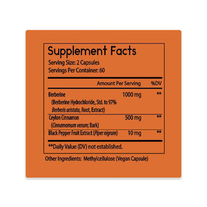 Capsules de berbérine à marque privée OEM avec cannelle de Ceylan pour soutenir le bien-être général et améliorer le système immunitaire - Product Image 6