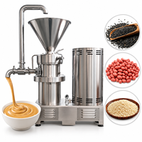 Machine de fabrication de beurre de cacahuète de précision, moulin colloïdal, homogénéisateur de pâtes d'amandes, de sésame et de noix de cajou