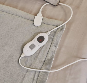 Jeter chauffant électrique luxueux sur le <span class=keywords><strong>lit</strong></span> polaire de <span class=keywords><strong>couverture</strong></span> lavable doux 160x130cm - Product Image 4