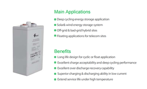 Shoto GFMJ-テレコム/エネルギー貯蔵/UPS用の300 VRLAメンテナンスフリーの密閉型鉛蓄電池 - Product Image 5