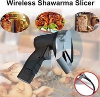 Rechargeable Électrique Kebab Trancheuse Sans Fil Doner Couteau Shawarma Cutter Automatique De Poche BBQ Rôti Viande Machine De Découpe
