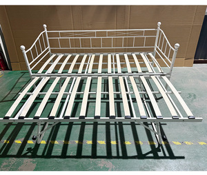 Sofá Cama Moderno de Hierro Forjado con Cama Nido Extraíble y Diseño Retráctil Tamaño Queen, Mueble de Dormitorio Modelo 985 18m - Product Image 6