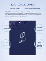 Robe de Patinage Professionnel La Cicogna pour Adultes, Nouvelle Tenue de Performance Toutes Saisons avec Protection des Hanches, Dentelle et Strass