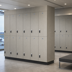 Multi-door Silent Hinge Electronic Lock Modern Storage Cabinet Waterproof Adjustable Shelves Assembled Locker M - Product Image 4