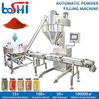 Ligne de remplissage semi-automatique pour assaisonnements, sauces, épices en poudre, machine de pesage et d'emballage pour cartons, canettes, bouteilles