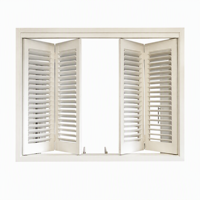 Porte intérieure pliante sur mesure en bois massif avec persiennes réglables pour chambre à coucher, contrôle de la lumière et intimité