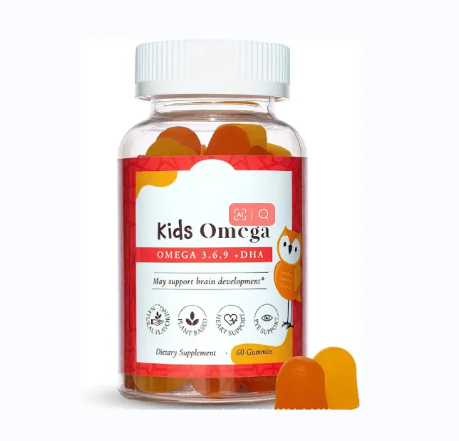 Klaar Om Omega-369 Dha Visolie Immuunondersteuning Voor Kinderen Te Verzenden Klaar Om Omega-Gummies Voor Kinderen Te Verzenden