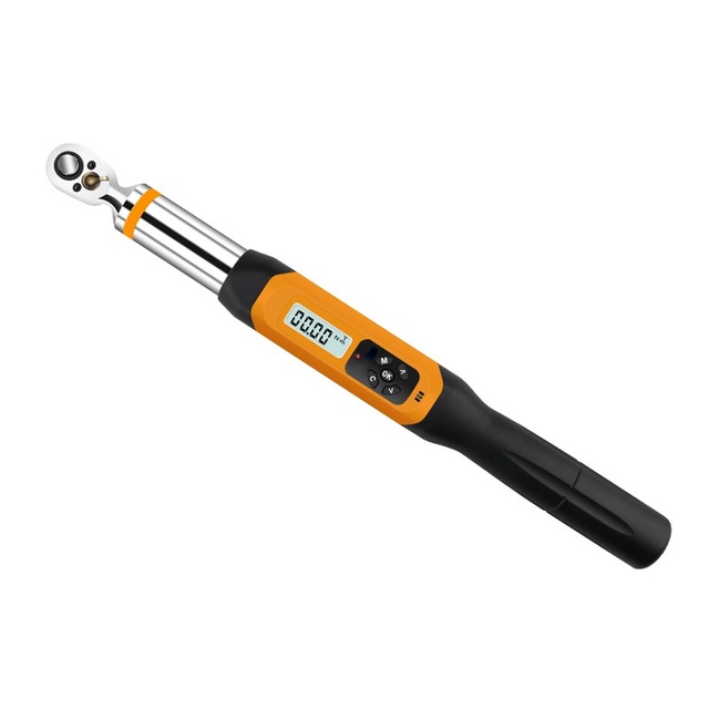 Digital High Precision Electronic Torque Wrench Adjustable Ratchet Head Open Jaw Spanner with Kilogram Torque Measurement