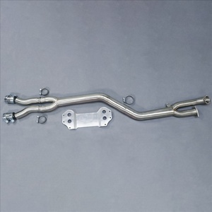 S58 Midpipe for 2020+ BMW M4 G82 M3 G80 Single Midpipe Exhaust G82 M4 G80 M3 Midpipe with <b>Extended</b> Brace - Product Image 1