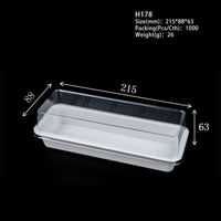 Couvercles transparents personnalisés en PET avec couleur transparente + blanche pour l'emballage de gâteau emballage blister en plastique de qualité alimentaire