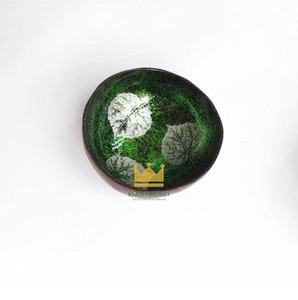 Cuencos de Coco Lacados Hechos a Mano Ecológicos, Cuencos Naturales Sostenibles para Servir Bocadillos, Dulces y Decoración de Interiores - Product Image 3