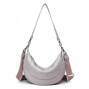 2025 New <b>Underarm</b> <b>Bag</b> for Women Commuting Niche Crescent Retro Women's <b>Bag</b> Two Straps Zipper Closure - Product Image 3