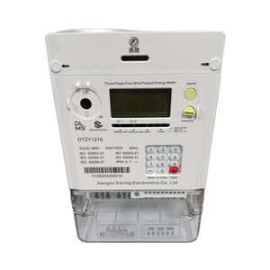 Medidor Eléctrico Trifásico Inteligente de <span class=keywords><strong>Prepago</strong></span>, 50/60 Hz, Nuevo, Corriente Máxima de 100 A, Pantalla LCD, RS485, Teclado STS - Product Image 2