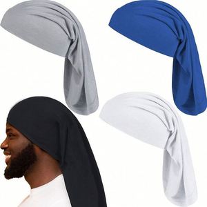 Promotion : Bonnets de nuit élastiques à double tête, tube long tressé, pour le soin des cheveux, usage quotidien et décontracté - Product Image 1