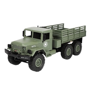 Camion militaire tout-terrain RC WPL B16 1:16 6WD 2.4G, modèle Crawler RTR de niveau expert, avec télécommande incluse - Product Image 4
