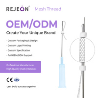 Fil de maille R1 DDP Hilos PCL coréen 19g 38mm/100mm MSDS/ISO/CE pour la formation en esthétique, lifting cutané, OEM/ODM disponible
