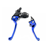 Support de levier de frein pliable anti-chute ASV en aluminium 7/8 22 mm pour moto