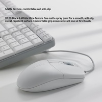 Ensemble clavier et souris filaires Rapoo X120 X120PRO, 104 touches, taille standard, 1000 DPI, USB, Plug and Play, pour ordinateur de bureau, ordinateur portable