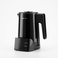 Bouilloire électrique numérique en acier inoxydable de 1,7 L, 1500 W, avec arrêt automatique