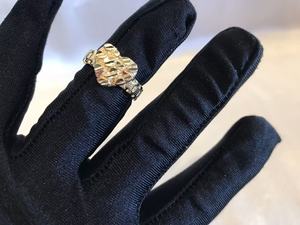 Anello Personalizzato in Acciaio Inossidabile Placcato Oro 18K con Taglio Diamante, Anello a Pepita con Cartone Animato, Gioielli Carini per Donne e Ragazze, Idea Regalo - Product Image 5