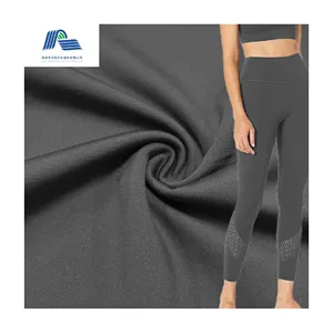 Hot sale yoga Wicking knitted fabric 4way stretch 90 polyester 10 spandex leggings textile fabric