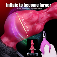 YOCY Dildo gonflable avec nœud de corde pour femmes, hommes, couples, jouets sexuels pour adultes, dildo à nœud fantastique, dildo éjaculateur, vente en gros