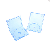 Boîte de support de stockage de disques CD bleu clair pour P5 PS5 PS4 jeu support de disque unique housse de remplacement
