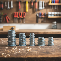 Vente en gros Zhunte Zt003 – Insert fileté à haute qualité, directement de l'usine, en acier au carbone zingué, norme ISO 4.8 métrique