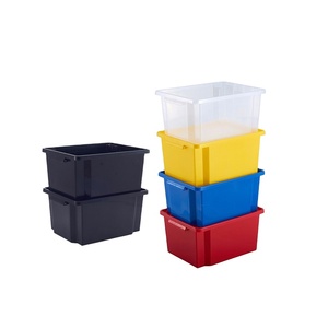 New Fashion High Quality Competitive Price Durable 25l Square Plastic Storage Crates