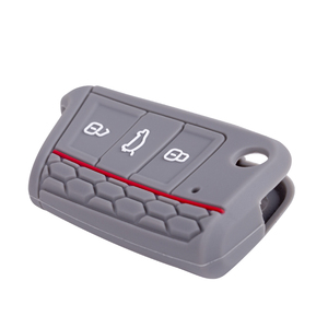 Cover per chiave auto in Silicone morbido di alta qualità per <span class=keywords><strong>Volkswagen</strong></span> Golf 7 a 3 pulsanti accessori Smart vendita - Product Image 4
