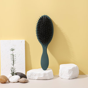 Spazzola per Capelli BLISSLIFE con Logo e Confezione Personalizzati, Colore Marrone, Setole Morbide di Cinghiale, Districante, con Cuscino d'Aria - Product Image 3