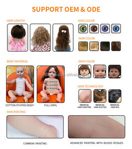 8 Zoll lebensechte Neugeborene Baby Ganzkörper Silikon Reborn Baby puppe Süße Mini puppen Schöne lächelnde Gesicht Kleinkind Bebe Puppe - Product Image 6