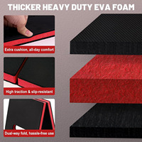 Tapis de genouillère portable en mousse EVA gaufrée haute densité, imperméable et pliable, pour réparation automobile en extérieur, coussin de protection
