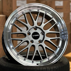 Jantes en alliage d'aluminium forgé polies sur mesure en 2 parties, <span class=keywords><strong>18</strong></span> 19 20 21 22 pouces, 5x112 5x120 5x114.3, jantes forgées pour BMW Audi Benz VW - Product Image 1