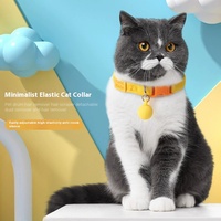 Collier transfrontalier pour animaux de compagnie Anti-étranglement réglable haute élasticité collier de chat collier de chien accessoires fournitures pour animaux de compagnie en gros