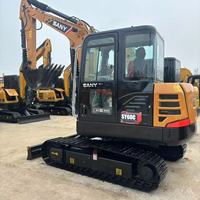 SANY SY60 C économique marque célèbre chinoise utilisée Mini pelle sur chenilles 6 tonnes d'occasion petite pelle ensacheuse expédition mondiale