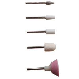 Pulidora de uñas eléctrica 5 en 1 con 5 accesorios portátiles para el cuidado y pulido de uñas, color rosa - Product Image 2