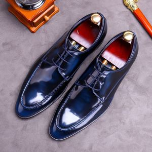 Chaussures Oxford de grande taille de conception italienne en vente en gros. Chaussures habillées décontractées pour hommes avec fonction rehausseur de taille et bout carré - Product Image 1