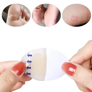Bandages de patch en gel hydrocolloïde imperméables pour coussins de prévention des ampoules des talons des pieds dans un emballage blister pratique - Product Image 4